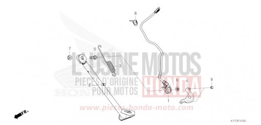 SIDE STAND CRF300LRAM de 2021